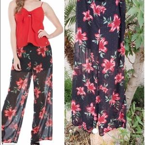 NWT Guess/Brand new wide leg palazzo pants XS